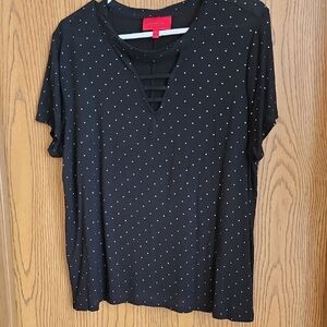 Jennifer Lopez Black Short Sleeve Tee